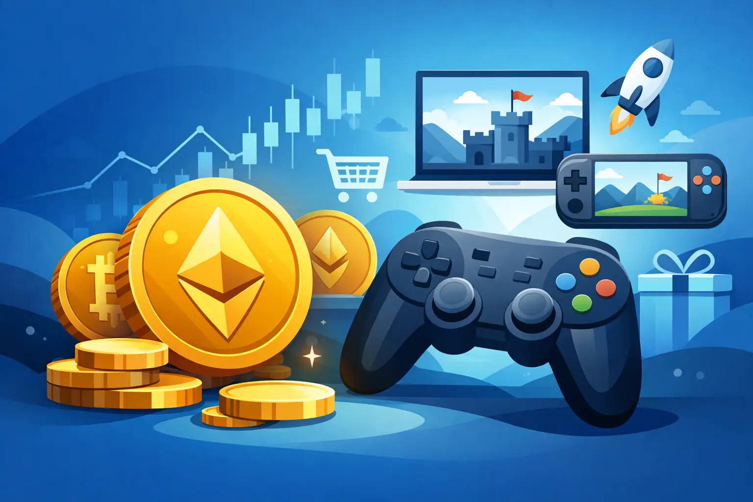 Comprar jogos com criptomoedas vale a pena?