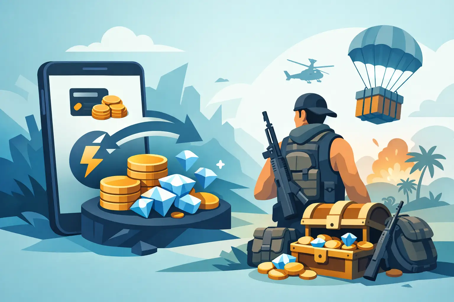 Recarga para Free Fire sem erro