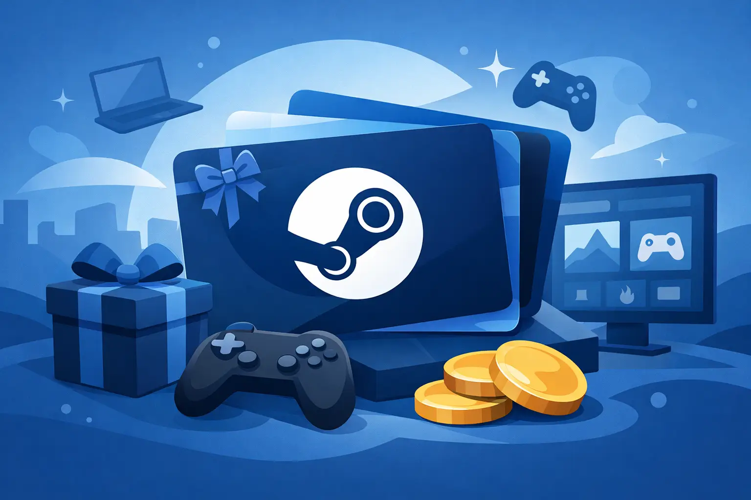 Qual gift card comprar para Steam?