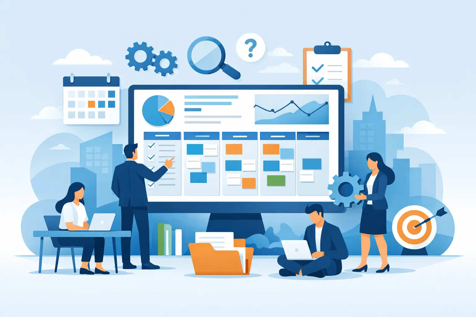نظام إدارة المشاريع للشركات وكيف تختاره
