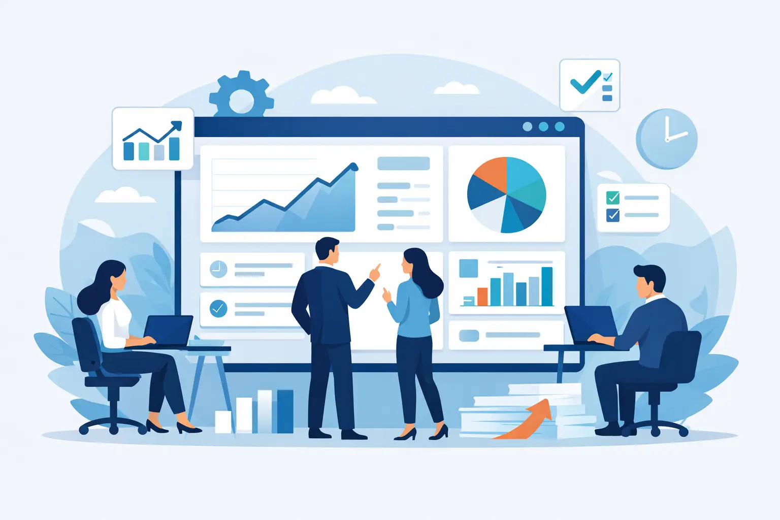تصميم لوحة تحكم مخصصة يرفع كفاءة الأعمال اليومية