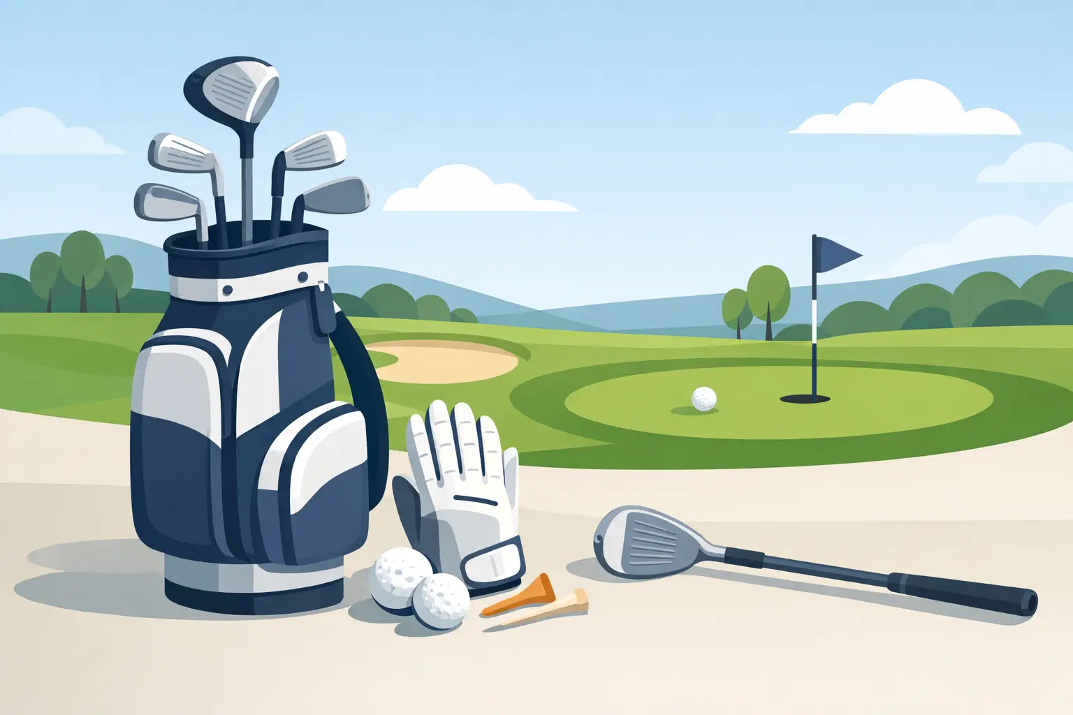 Golf Set für Anfänger richtig zusammenstellen