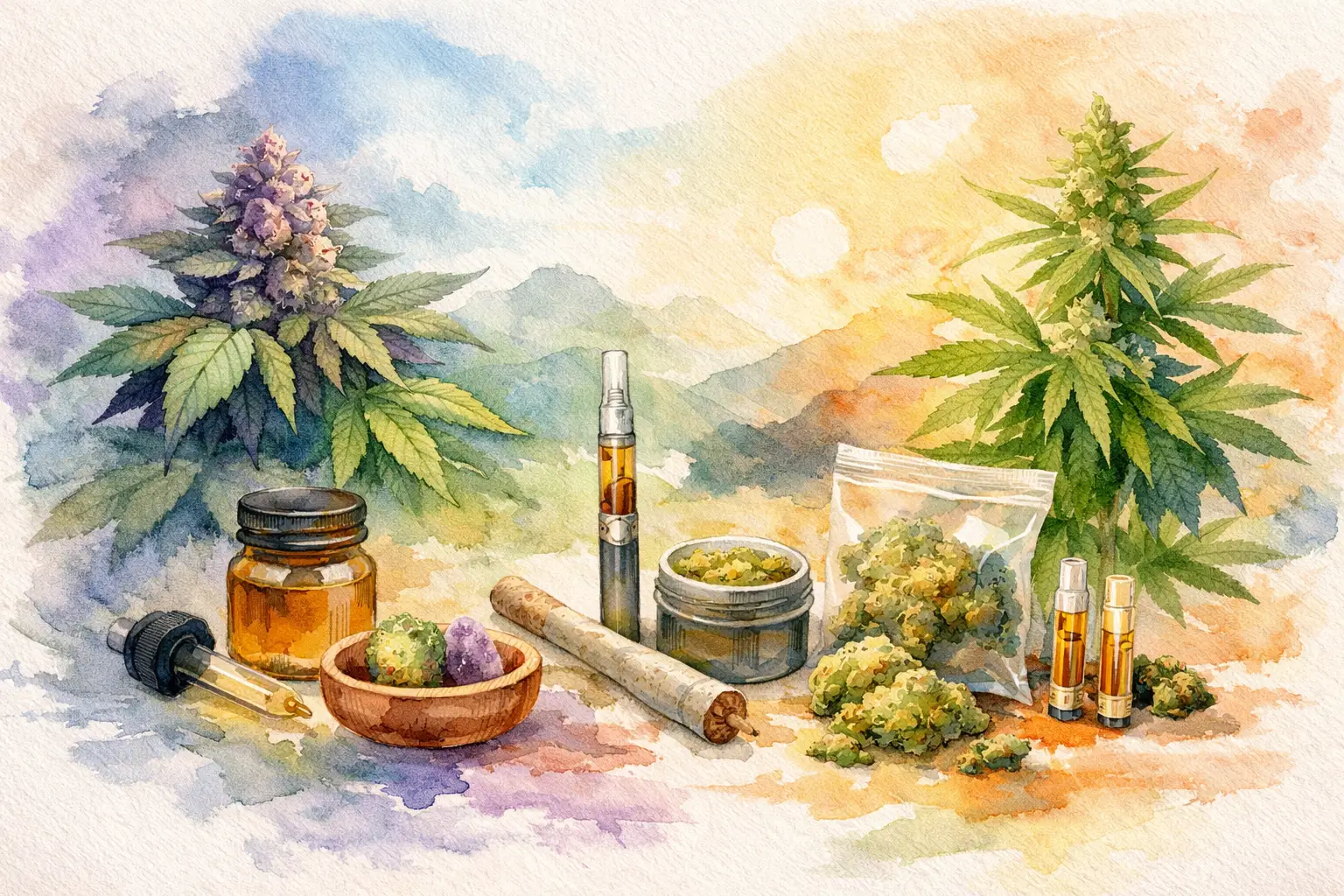 Indica Sativa Hybrid Differences Explained