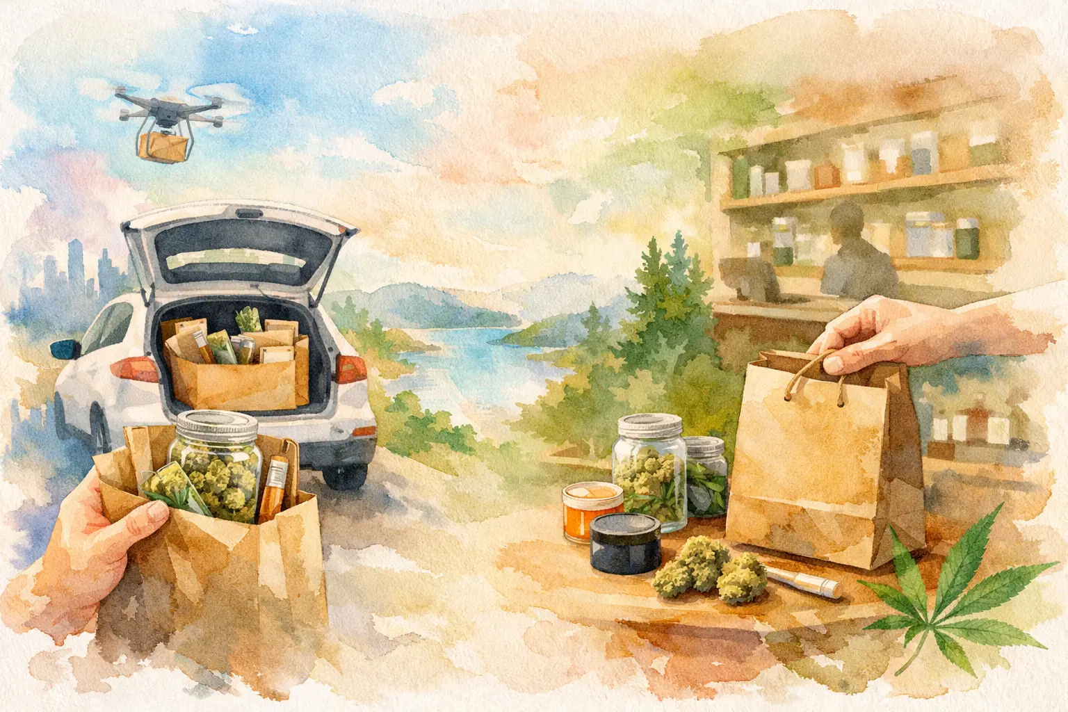 Dispensary Delivery Versus Pickup in Ontario