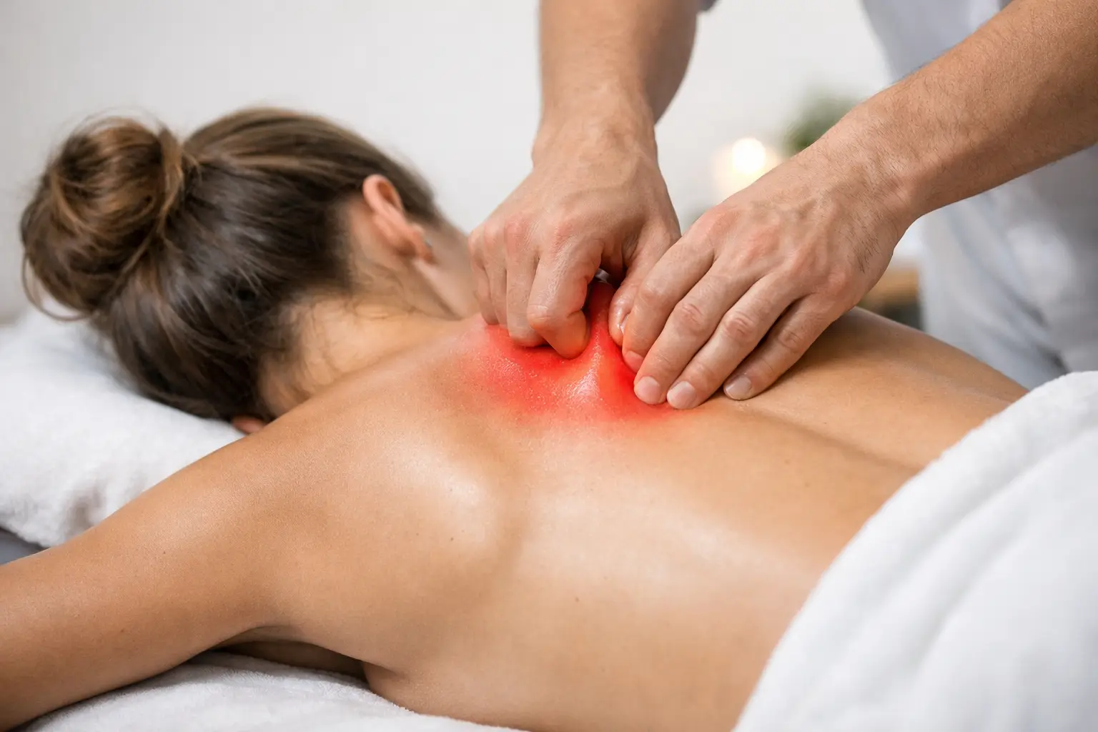 Feste Massage bei Muskelknoten richtig erleben