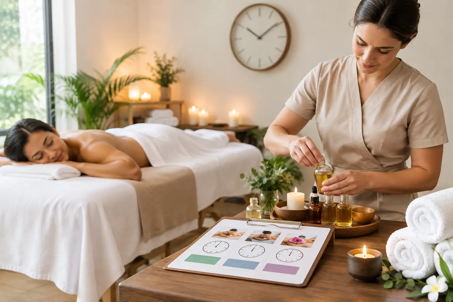 Massagedauer Vergleich: 60, 90 oder 120 Minuten