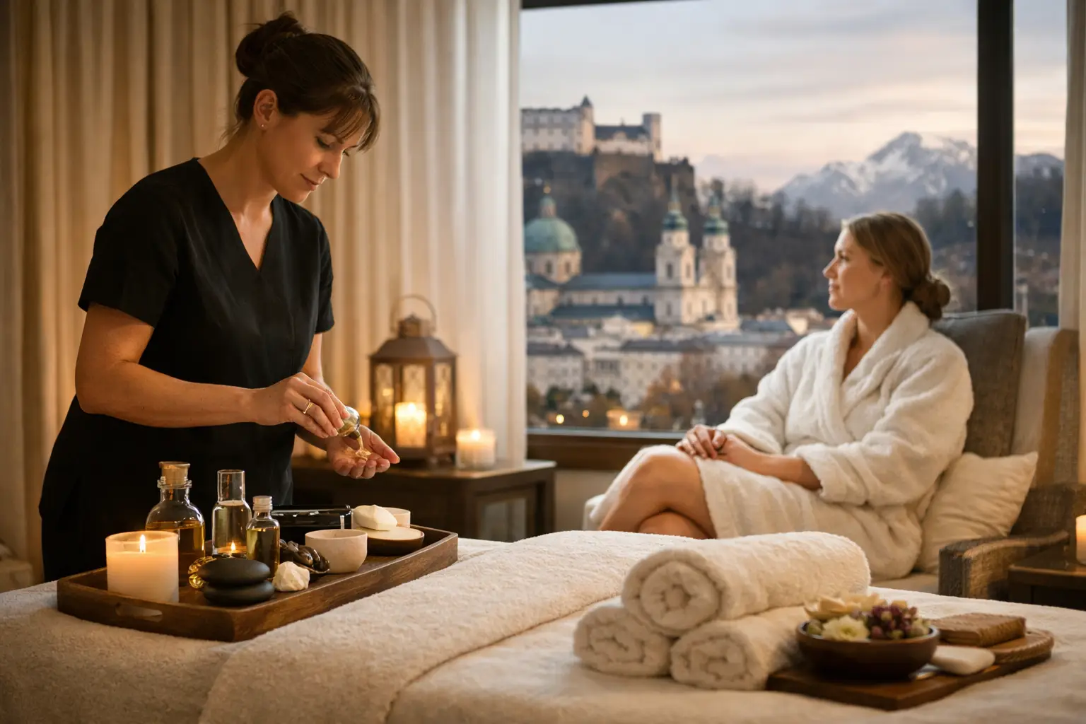 Massage im Hotel in Salzburg buchen und entspannen