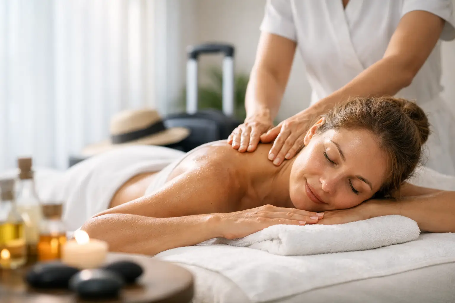 Massage nach einer langen Reise richtig genießen