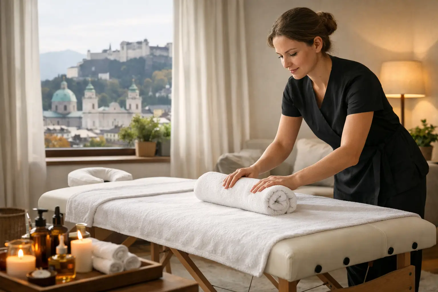 Mobile Massage zu Hause Salzburg für neue Kraft