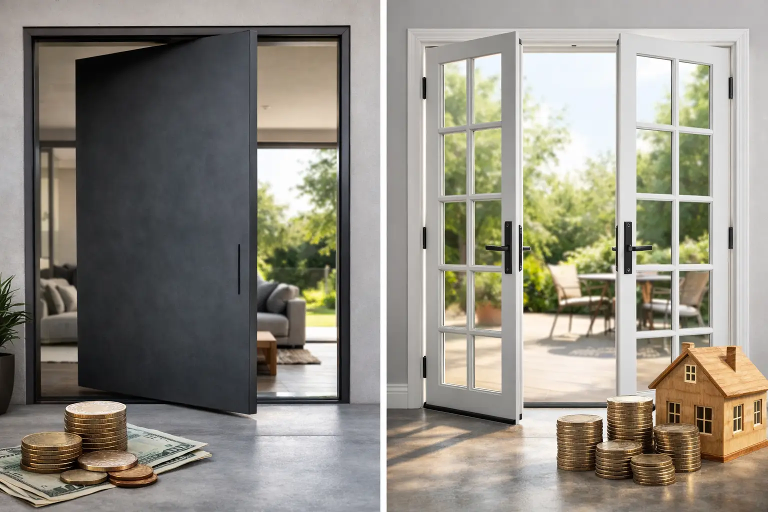 Pivot Doors vs French Doors: Which Fits?