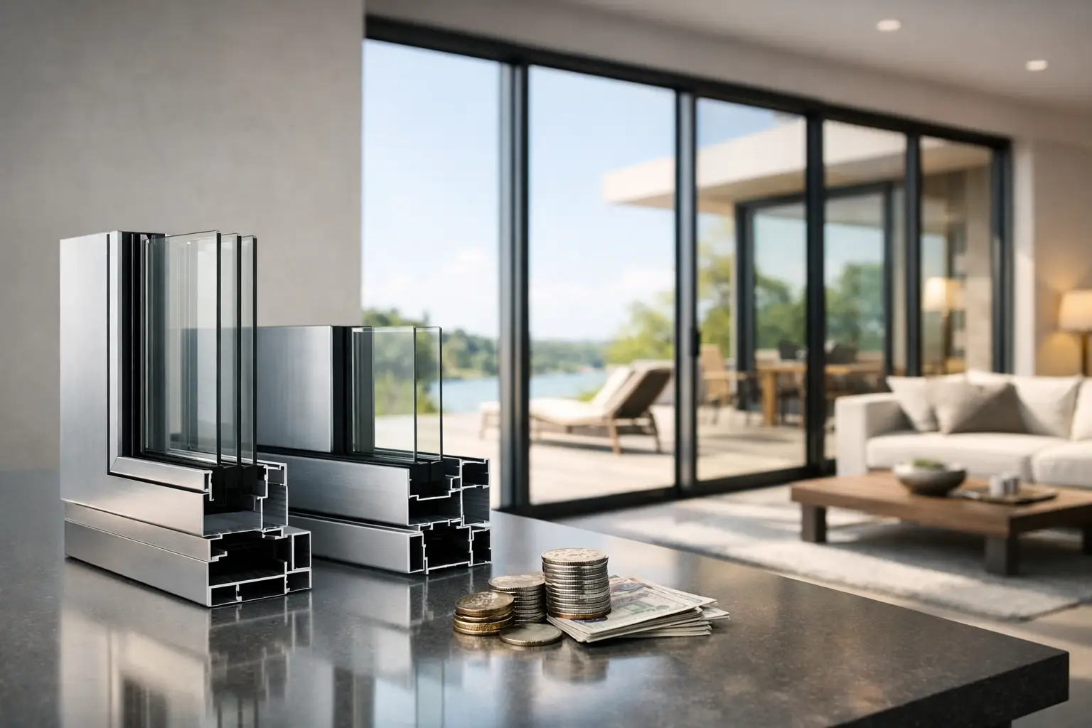 Aluminum Frame Sightline Options for Modern Homes