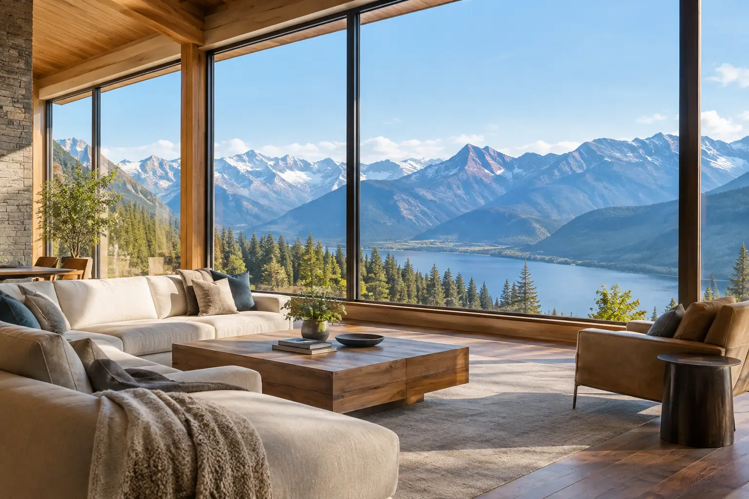 How to Size Panoramic Openings for Mountain Homes