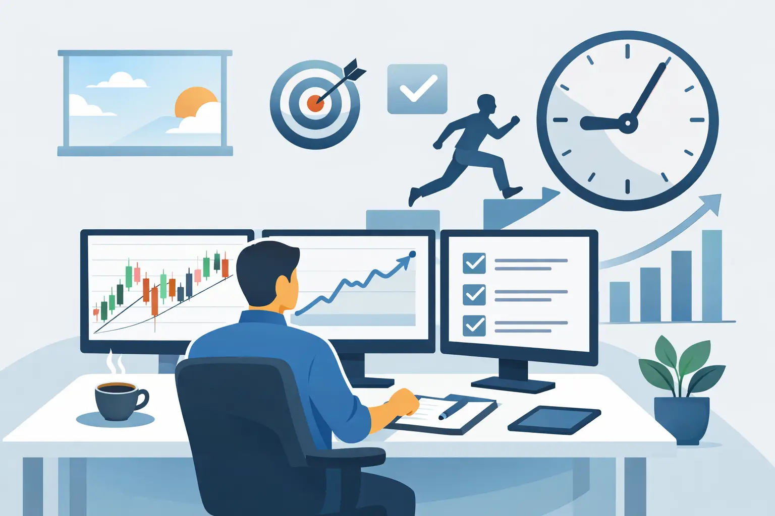 A Day Trading Practice Routine That Sticks