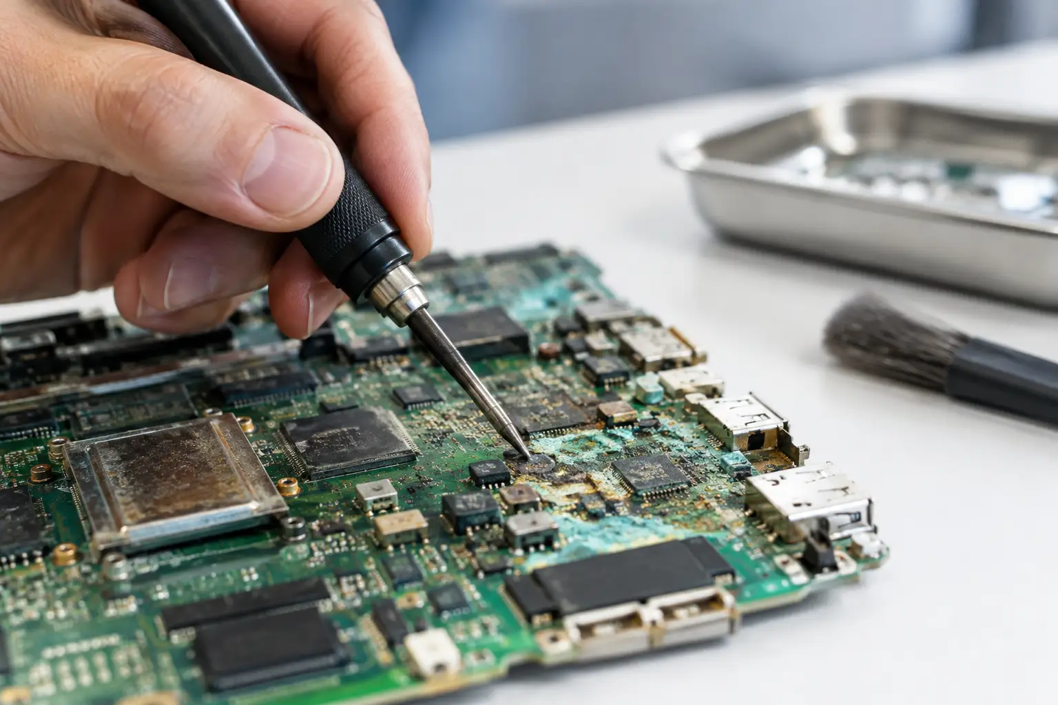 When Corroded Motherboard Repair Is Worth It
