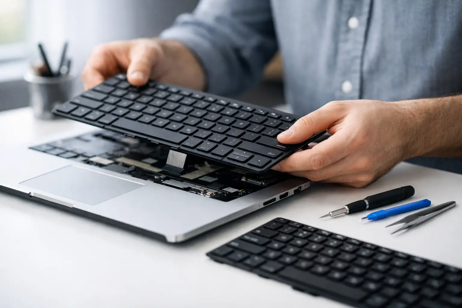How to Replace a Laptop Keyboard Without Damage