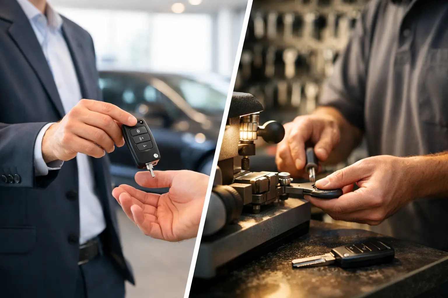 Dealer Versus Locksmith Key Replacement