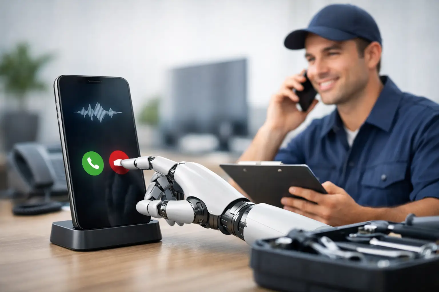 Phone Answering Automation That Books Jobs