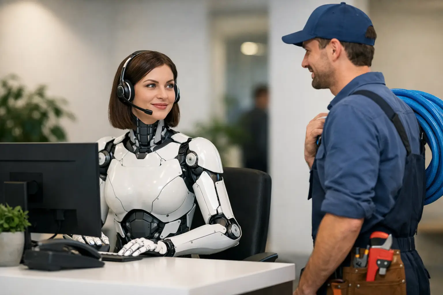 AI Receptionist for Plumbing Companies Example