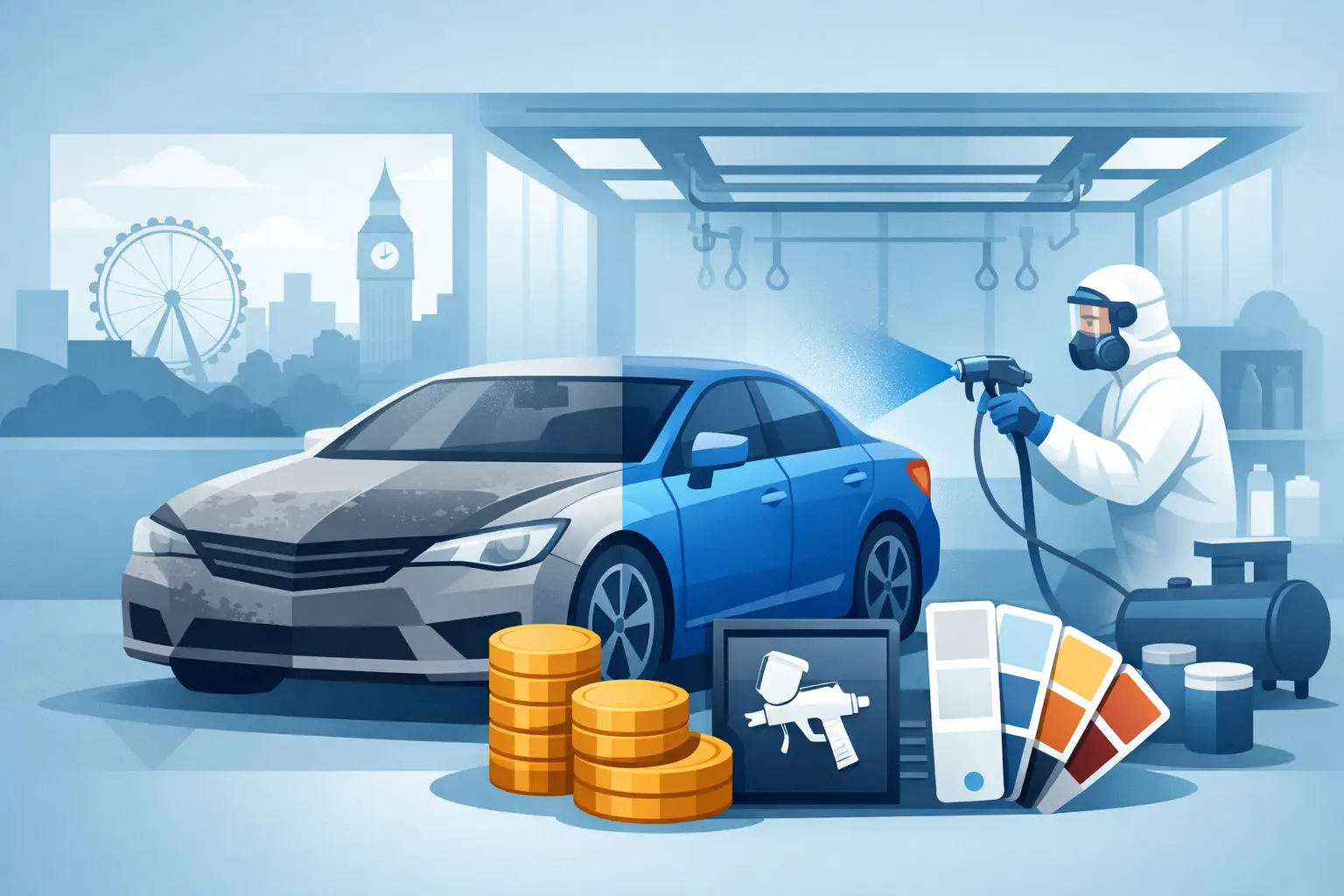 Full Car Respray North London Costs Explained