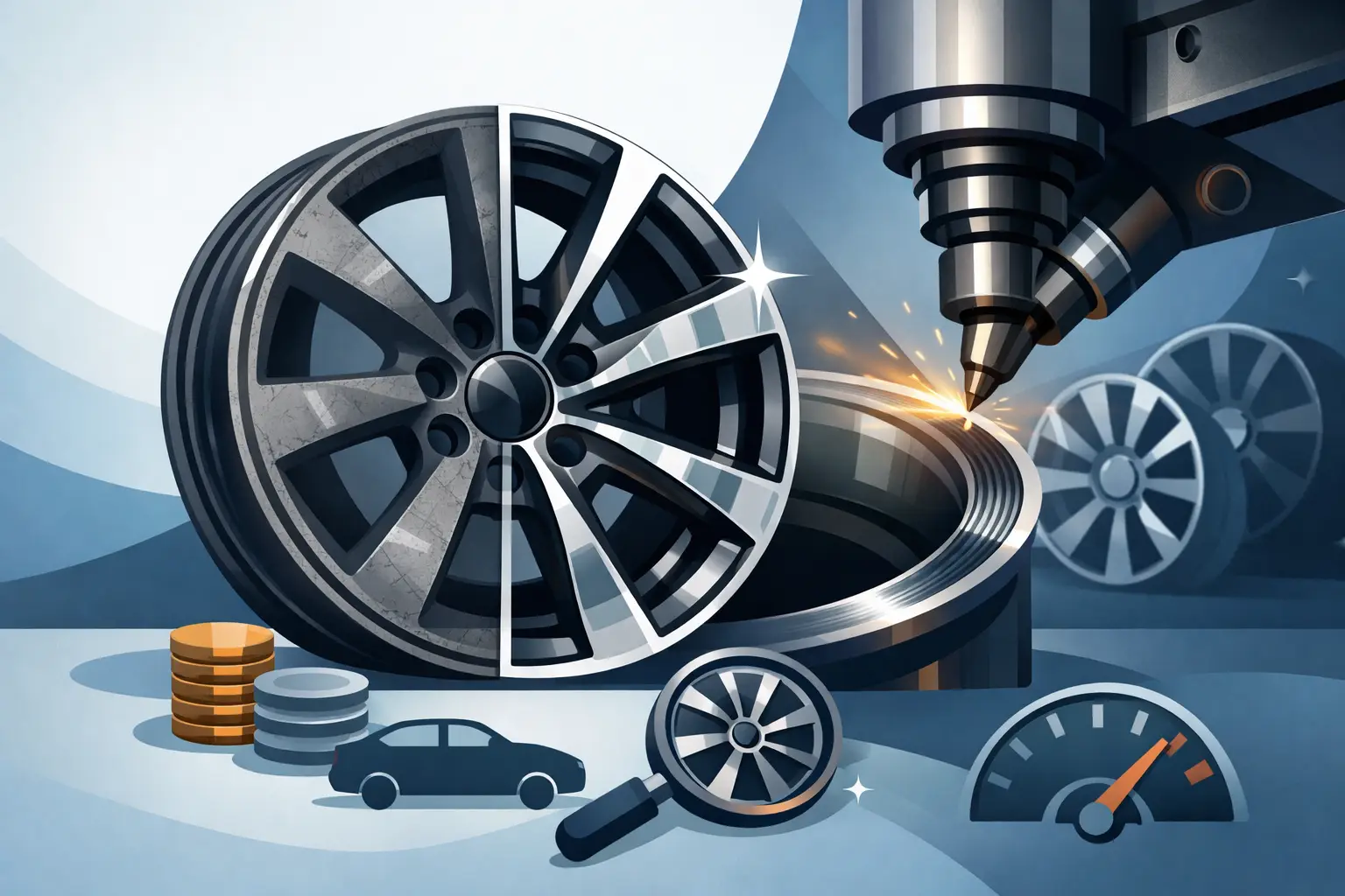 Is Alloy Wheel Diamond Cutting Worth It?