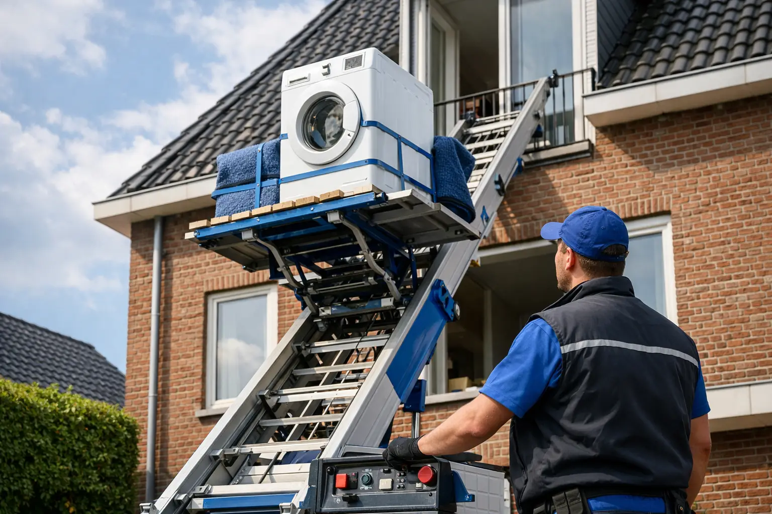 Spoedlift voor witgoed transport snel geregeld