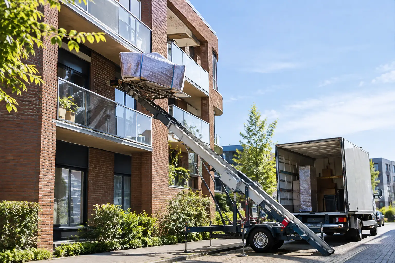 Verhuislift huren voor een snelle verhuizing