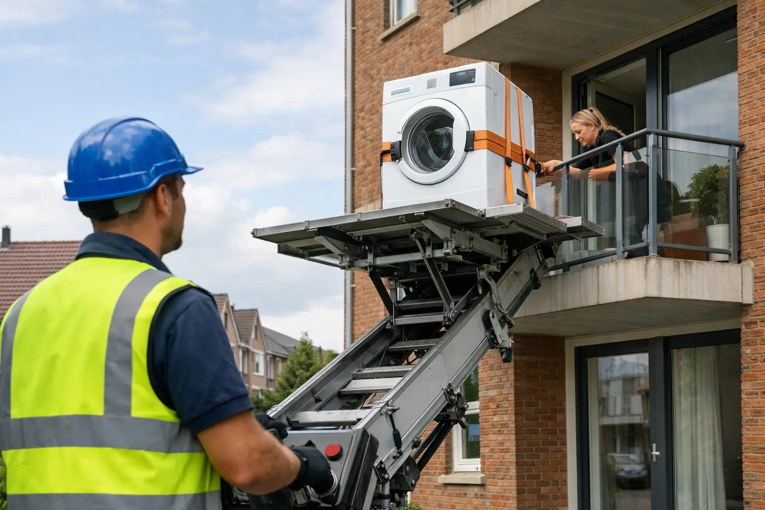 Verhuislift opstellen en vergunning regelen