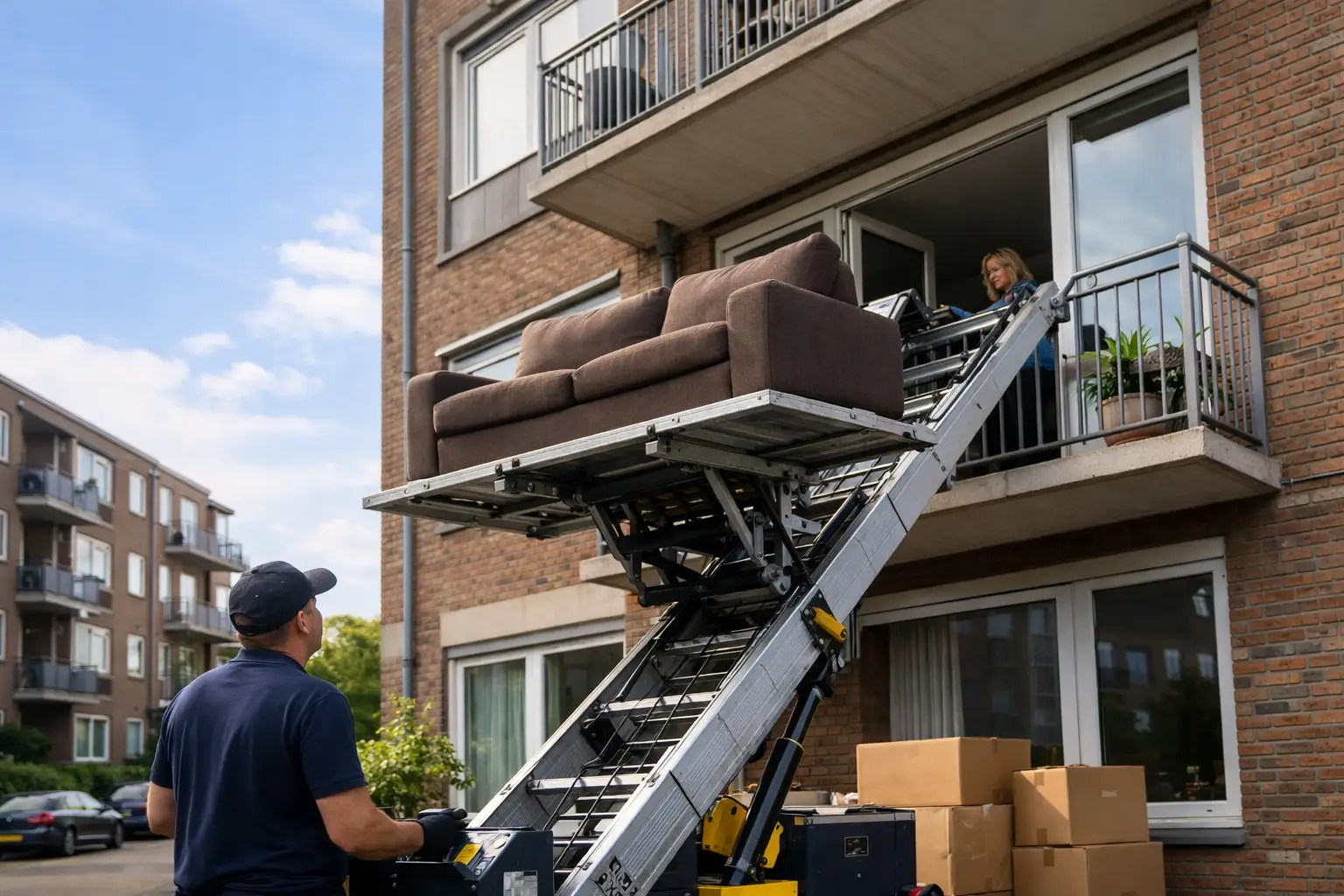 Kantoorverhuizing met verhuislift zonder vertraging
