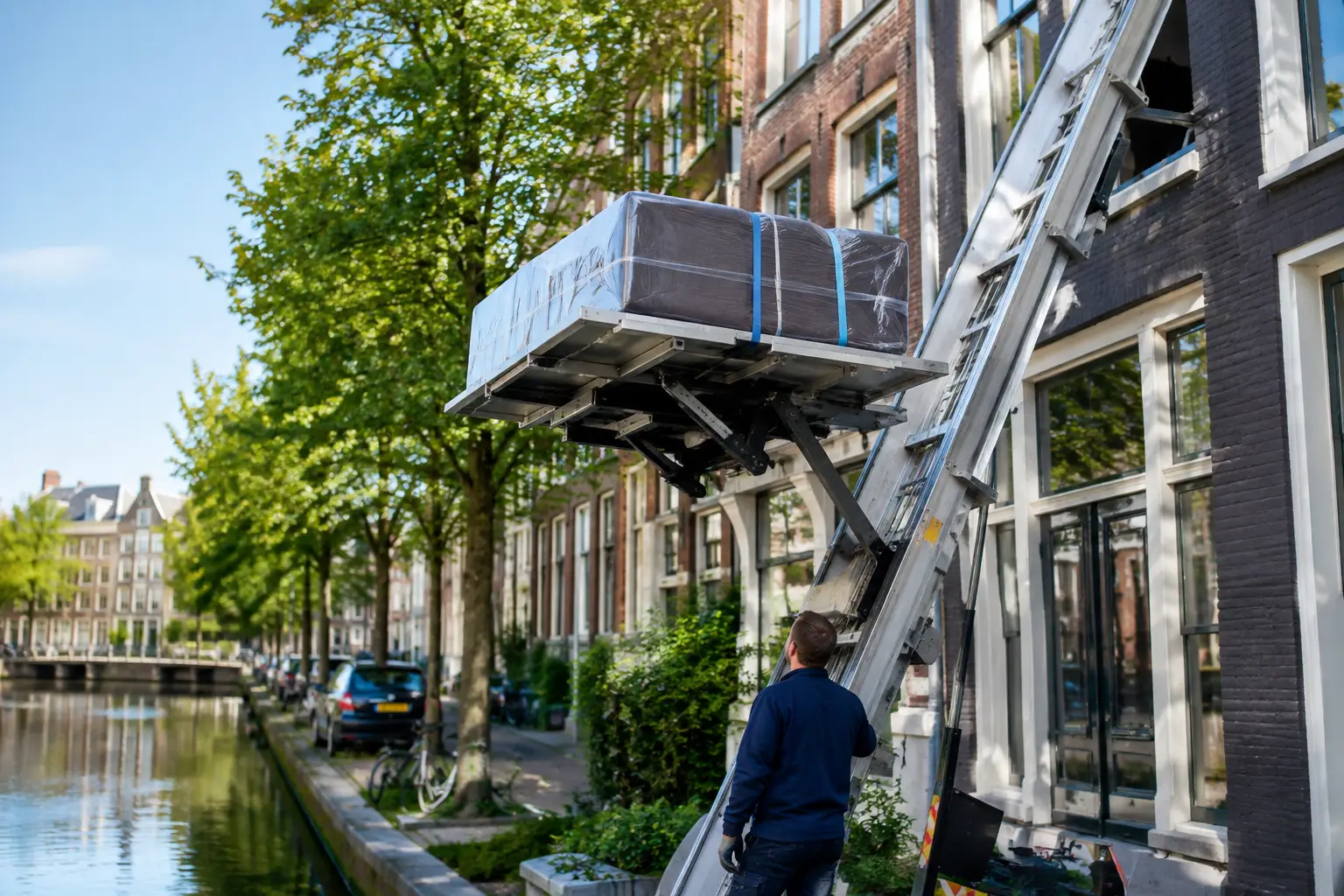Moving lift Amsterdam snel geregeld vanaf €79