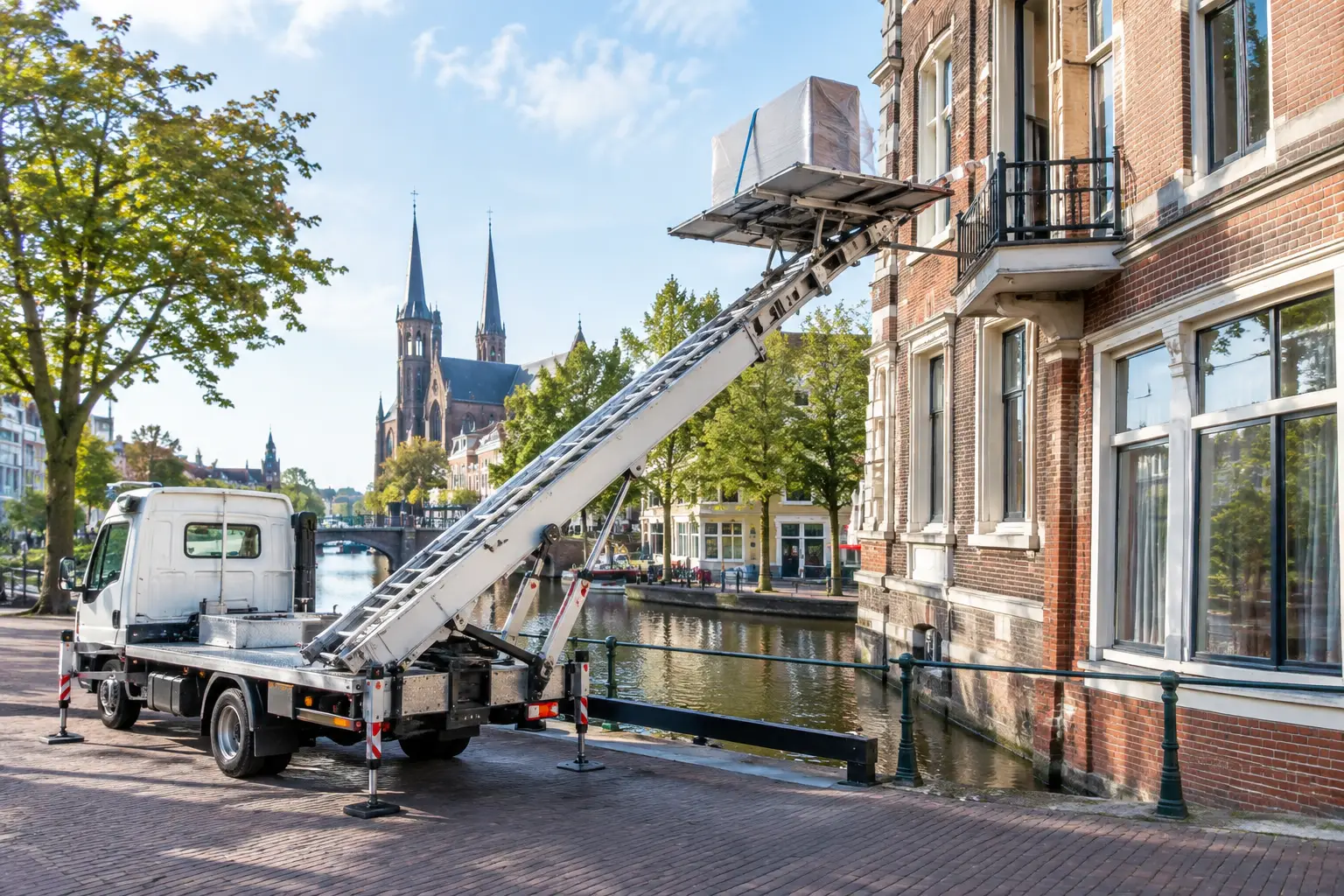 Verhuislift huren Leiden vanaf €79 en snel op locatie