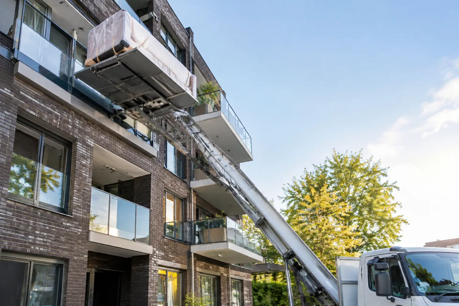 Verhuislift innovatie die tijd en schade bespaart