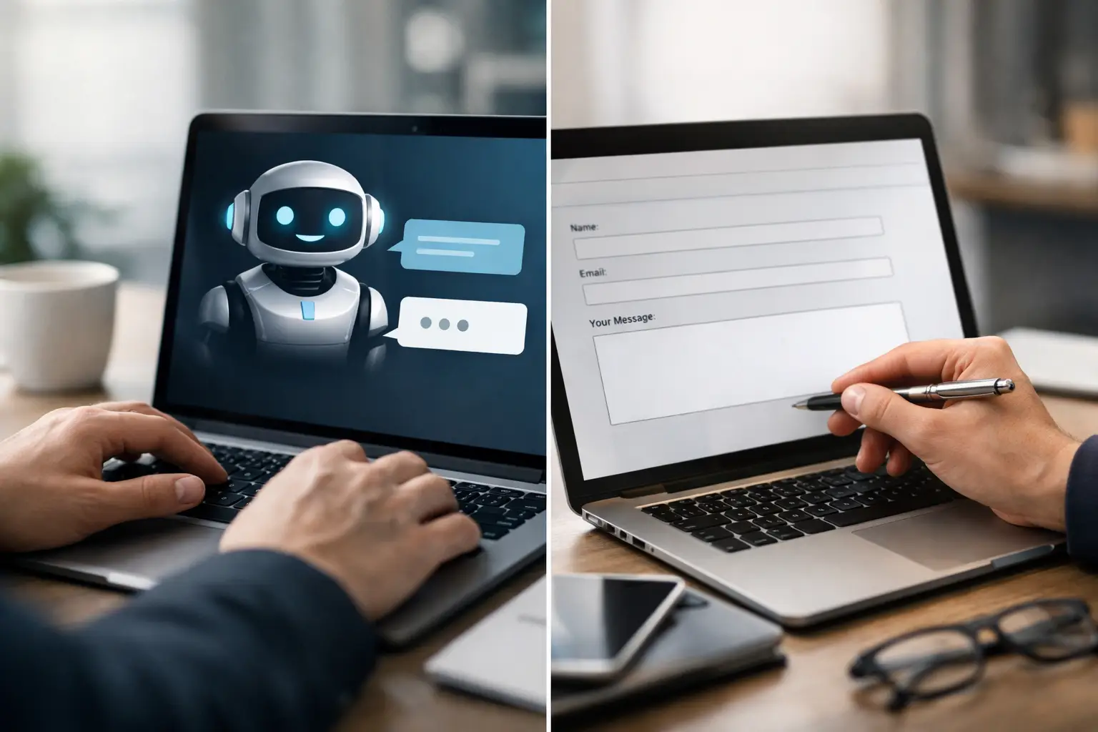 Chat AI o form contatto: cosa converte di più