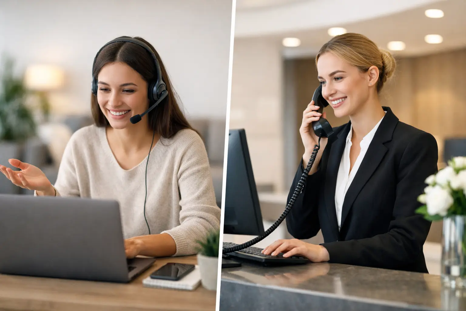 Assistente virtuale o receptionist: cosa conviene