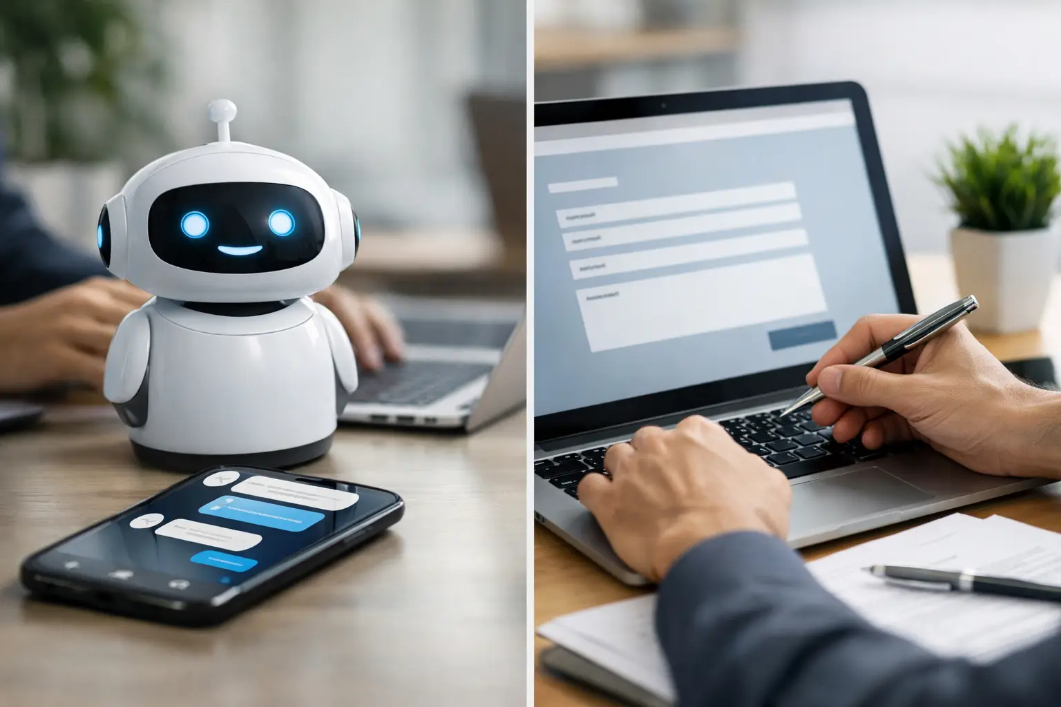 Chatbot lead generation vs form contatto