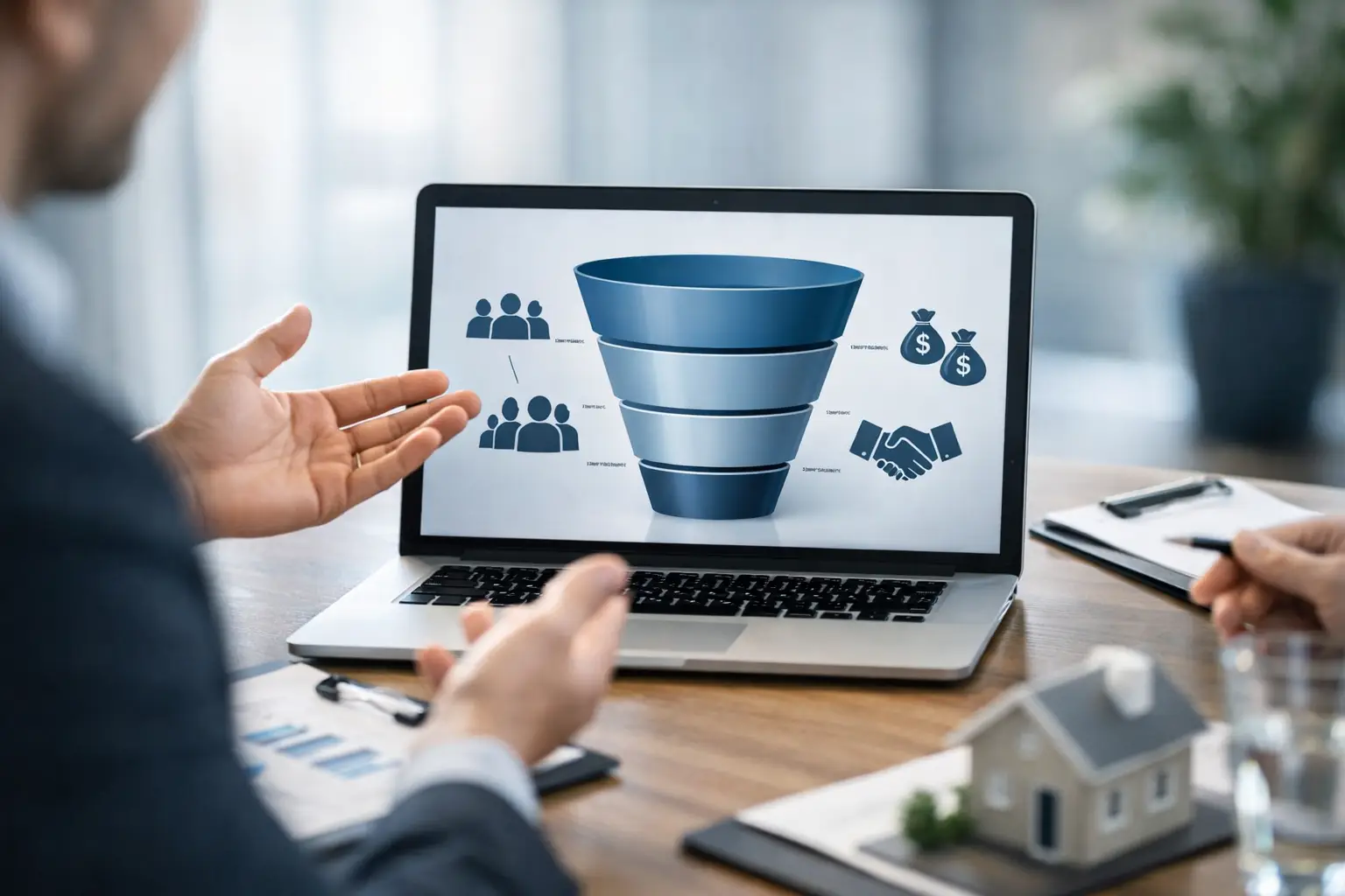 Esempio funnel lead per consulenti che converte