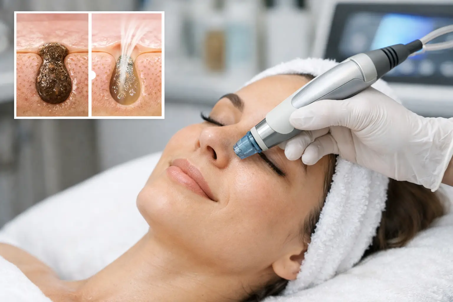 How Hydrafacial Cleans Clogged Pores