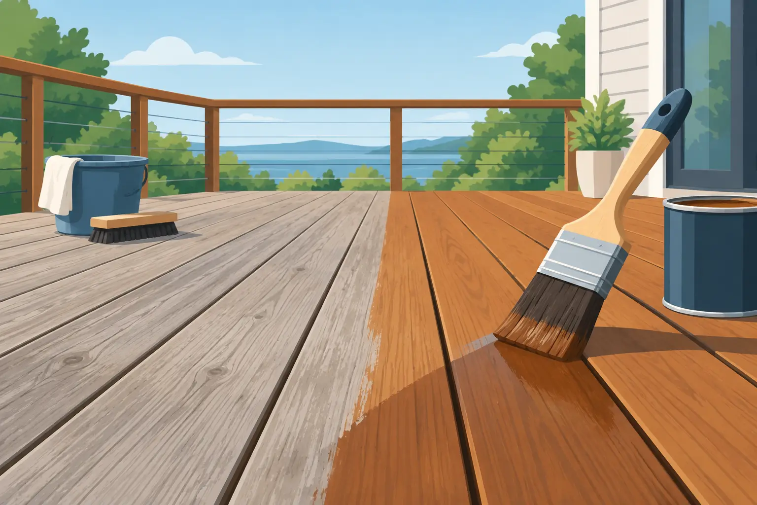How to Refinish Deck Boards That Still Have Life