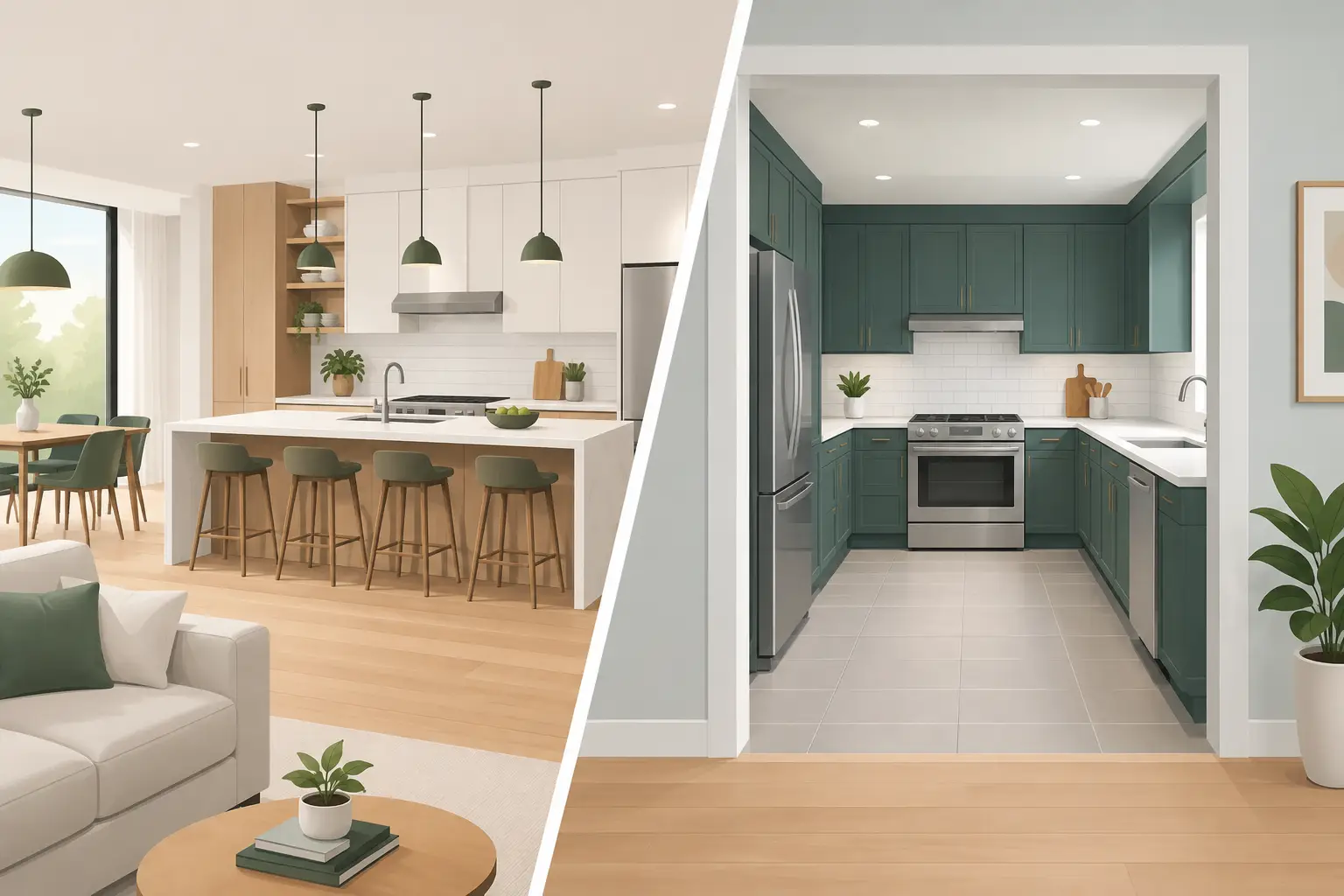 Open Versus Closed Kitchen Layouts for Your Home