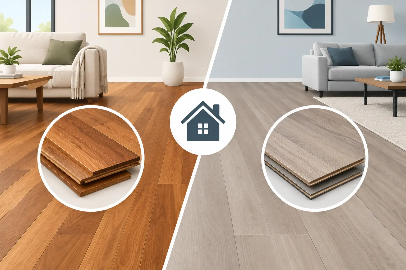 Hardwood Versus Laminate Flooring: Which Fits?