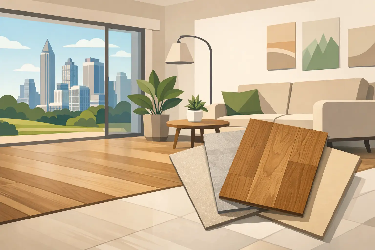 Best Low Maintenance Flooring for Atlanta Homes