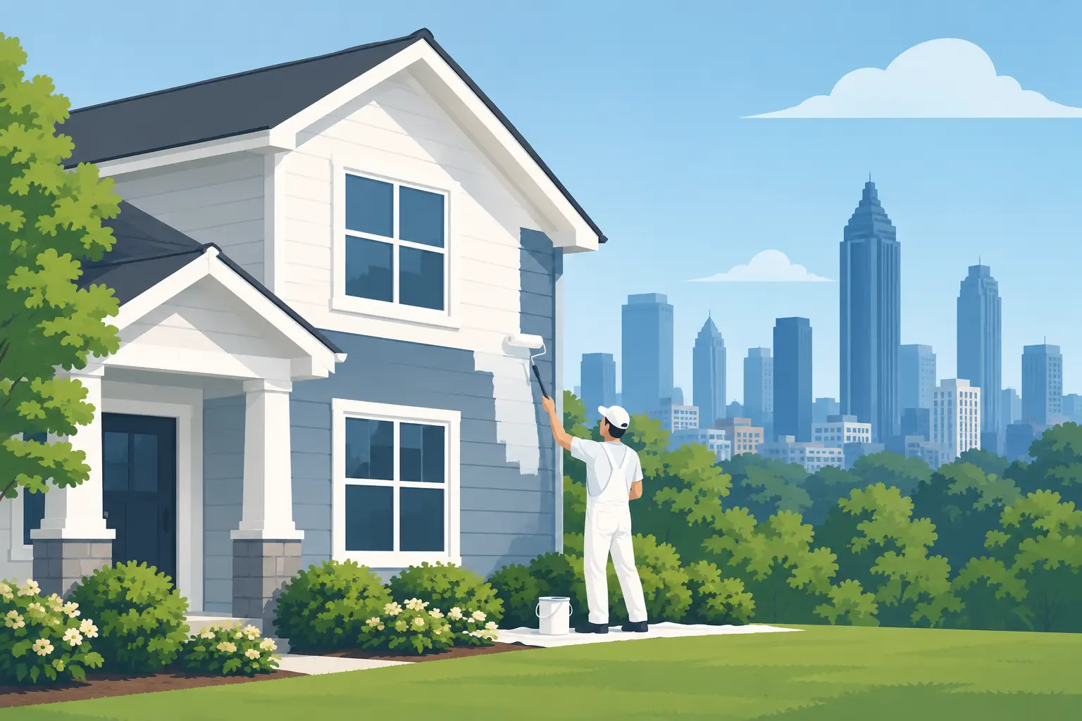 Exterior Painting That Protects Your Atlanta Home