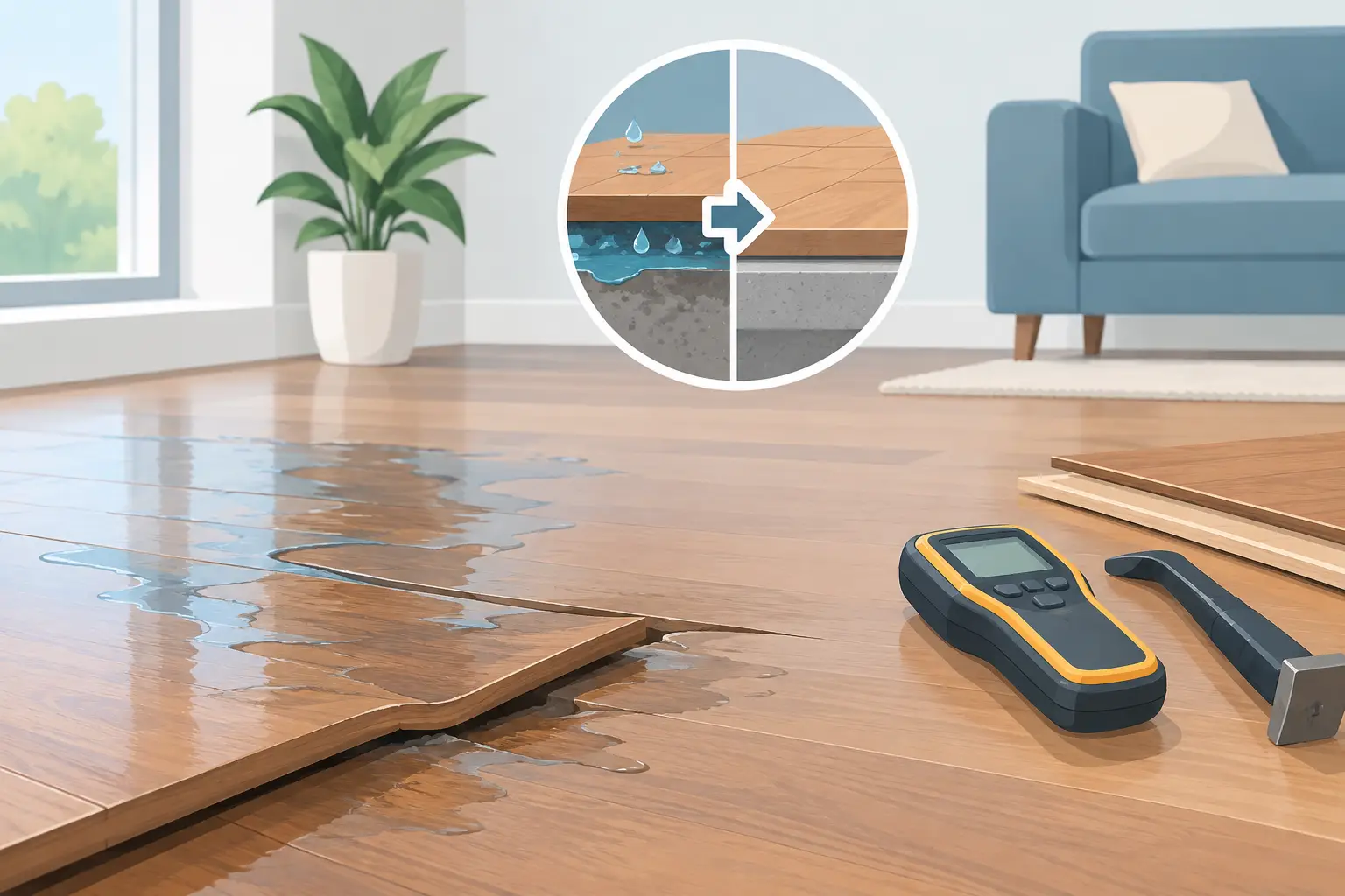 Flooring Moisture Problems and How to Fix Them