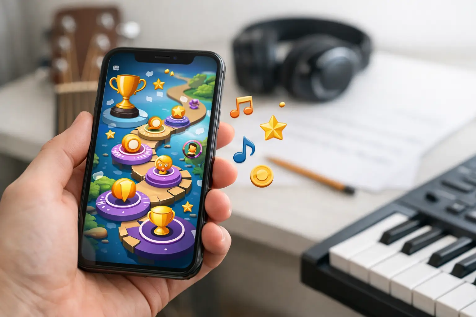 Why a Gamified Music Theory App Works