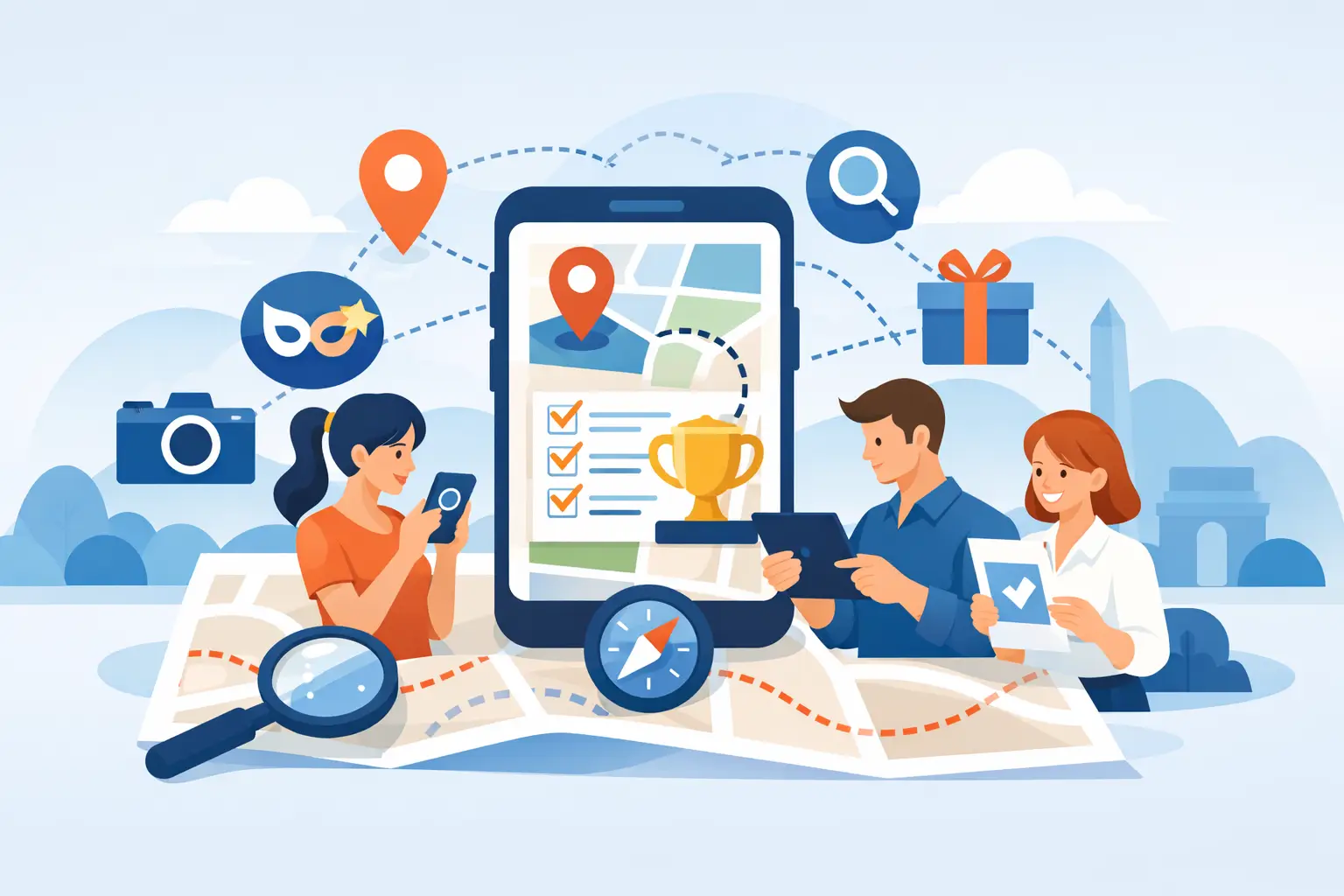 How an Event Scavenger Hunt Platform Works