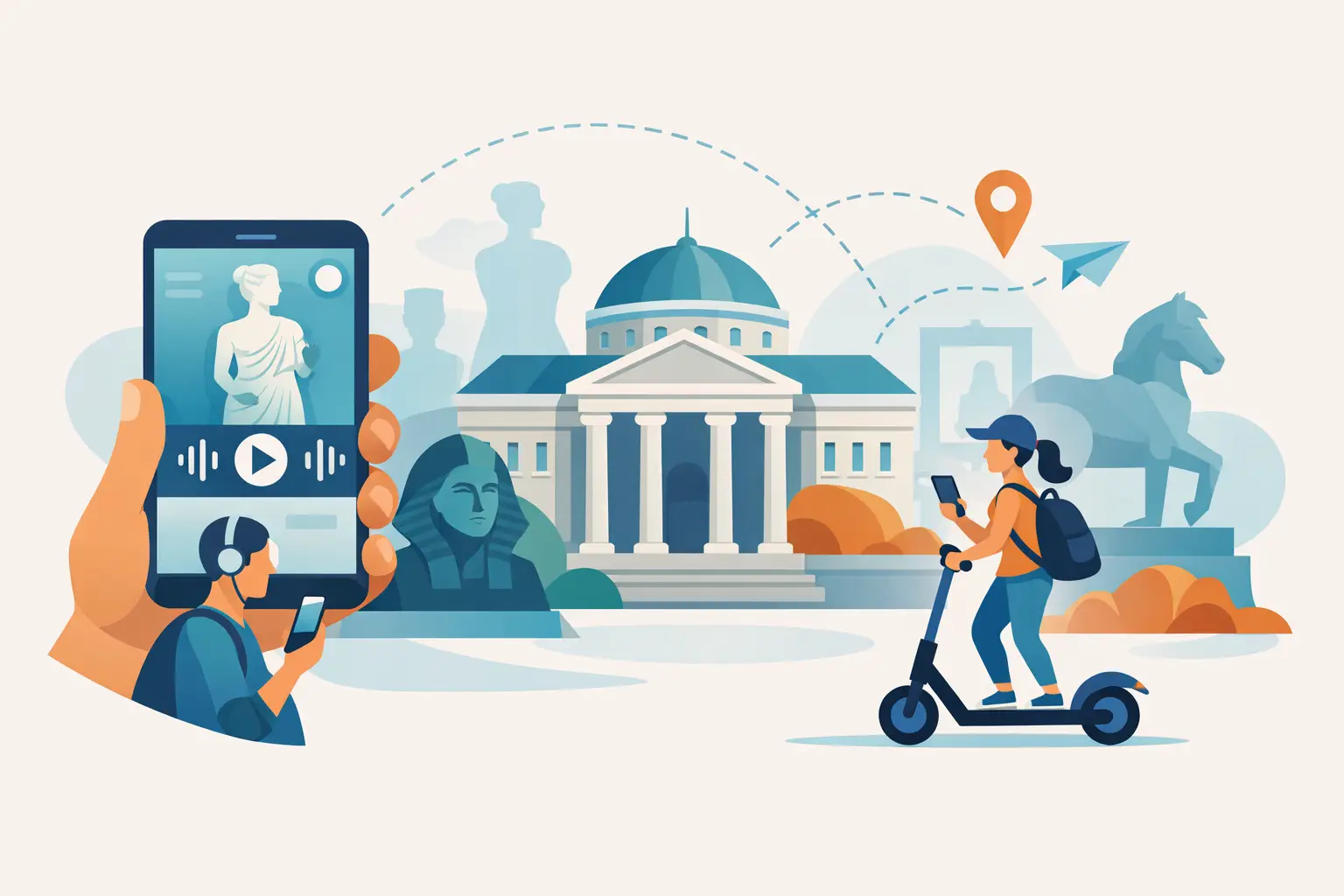 Mobile Tour Platform for Museums That Moves