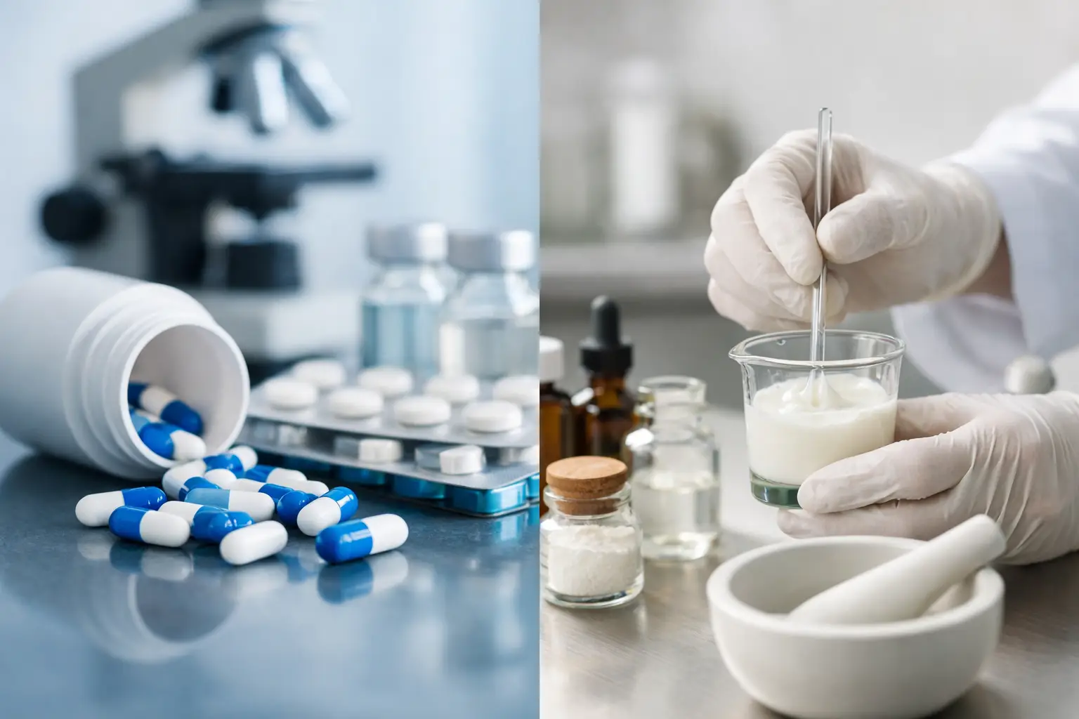 Qualidade farmacêutica vs manipulado