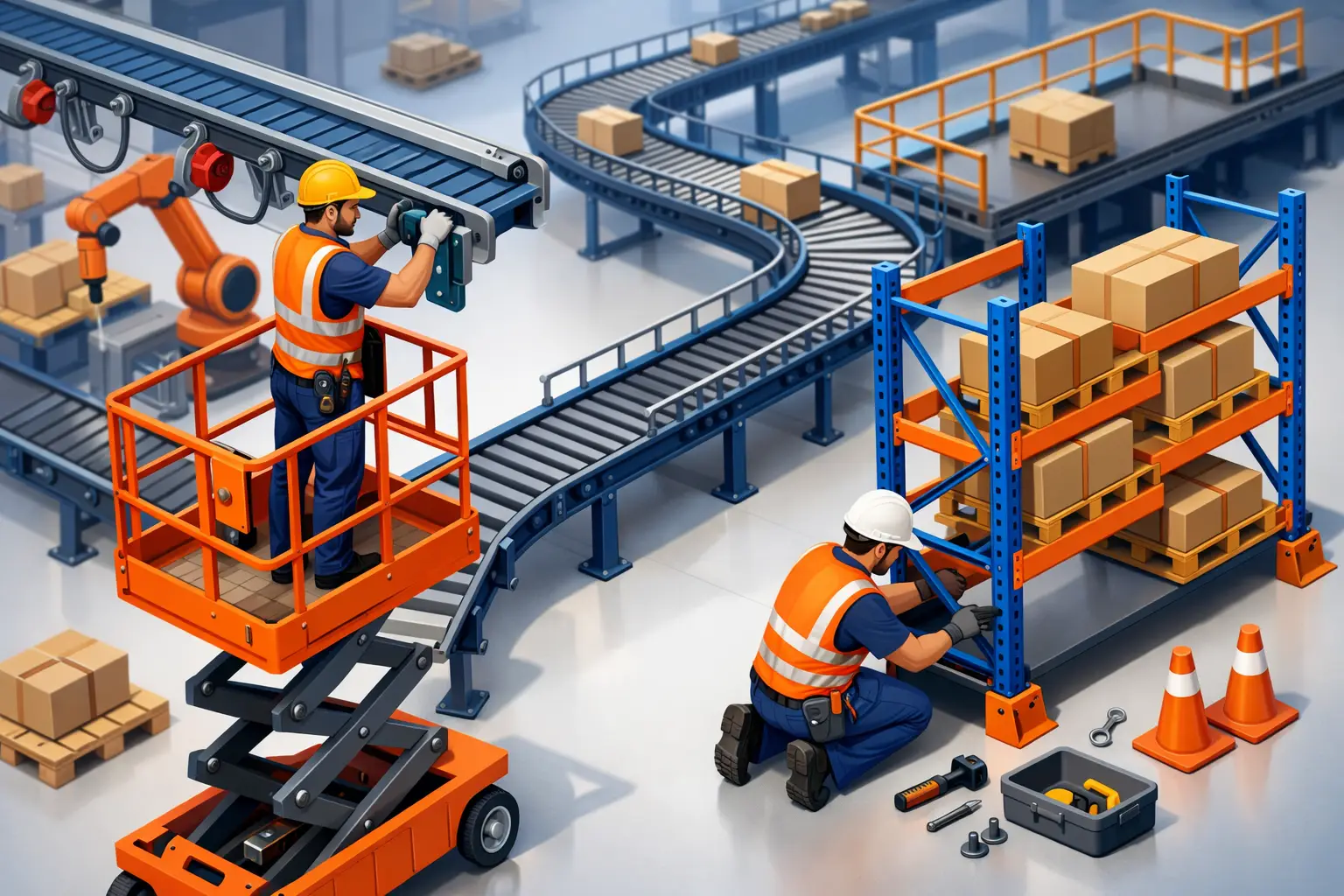 Material Handling Equipment Installation That Lasts