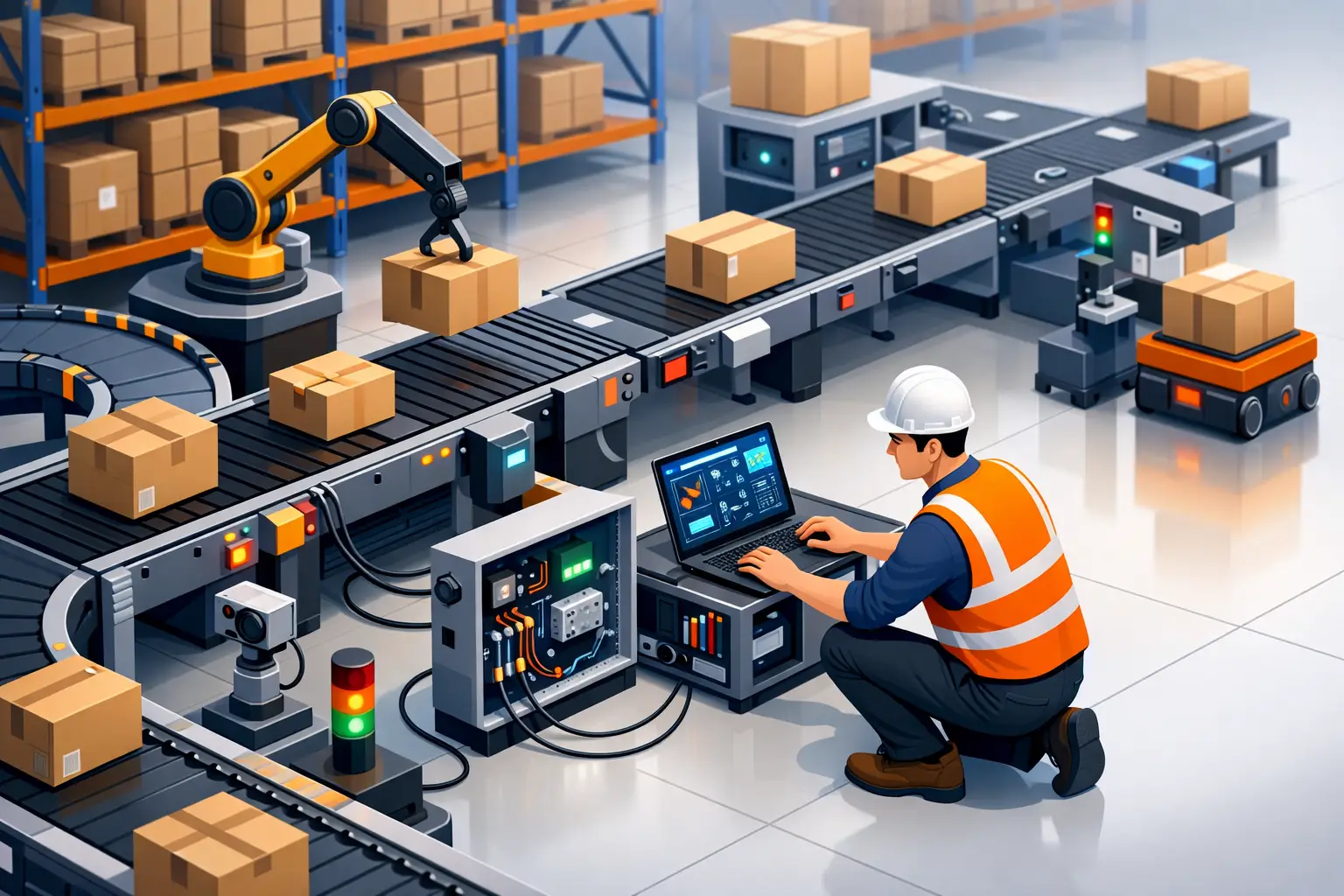 Warehouse Conveyor Commissioning Services