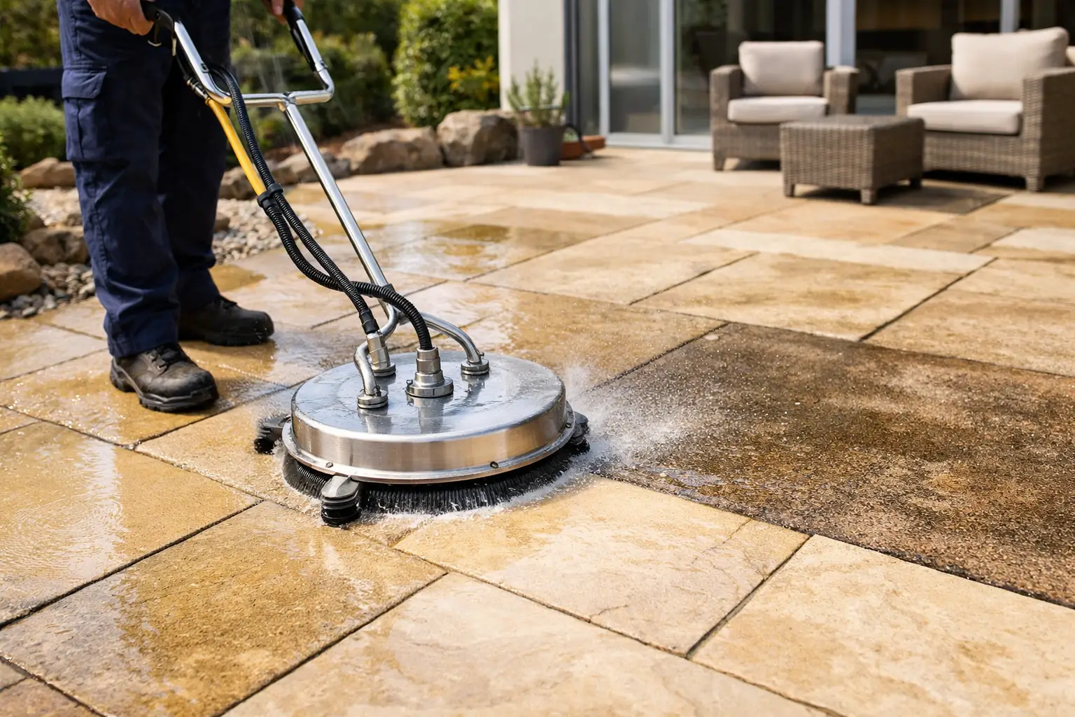Sandstone Cleaning That Protects Your Investment