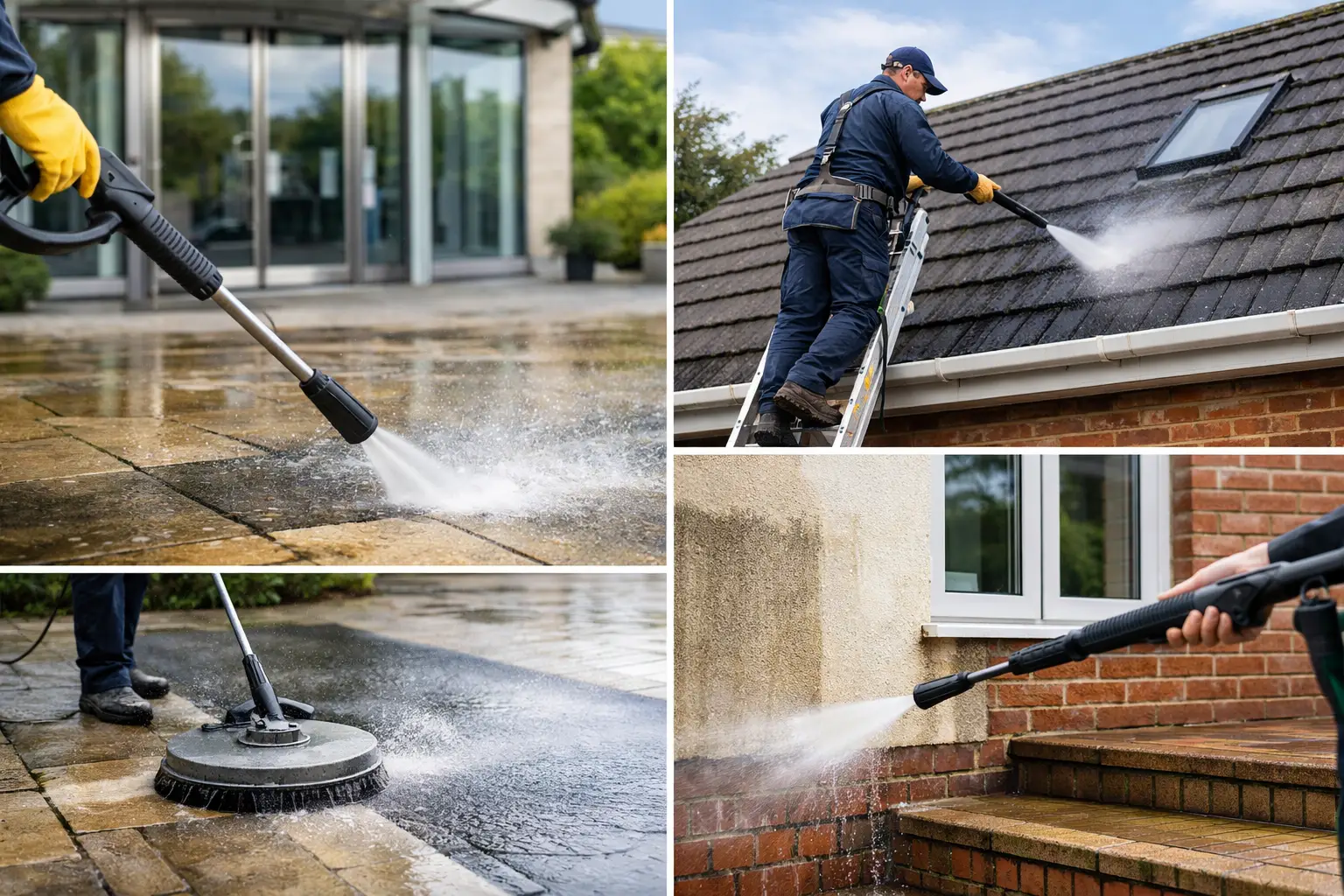 Pressure Washing Manchester: Which Surfaces Suit?
